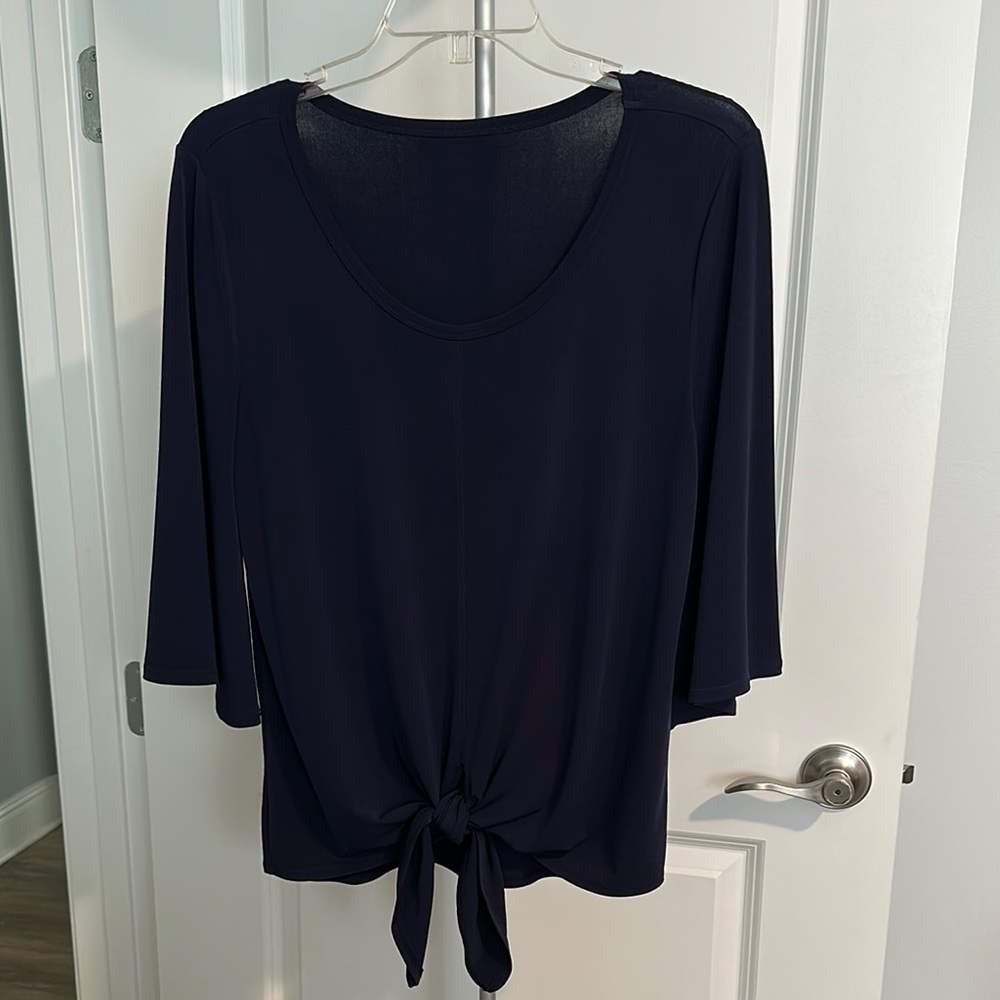 Navy Blue Women's Top Sz M